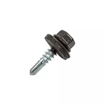 Кровельный саморез КРЕП-КОМП 4,8x19, RAL8019, серо-коричневый, 250 шт. ск48198019кф