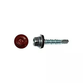 Кровельный саморез КРЕП-КОМП 4,8x29 RAL3011 красно-коричневый 3500 шт. ск293011к