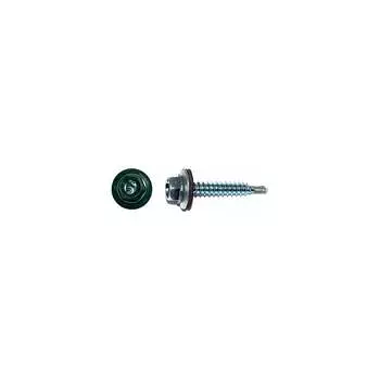 Кровельный саморез КРЕП-КОМП 4,8x35 RAL6005 тёмно-зелёный 3000 шт. ск356005к