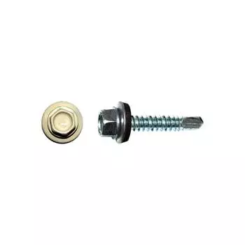 Кровельный саморез КРЕП-КОМП 4,8x35 RAL1015 светлая слоновая кость 3000 шт. ск351015к