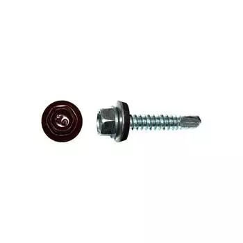 Кровельный саморез КРЕП-КОМП 4,8x51 RAL3005 красное вино 100 шт. ск513005кф