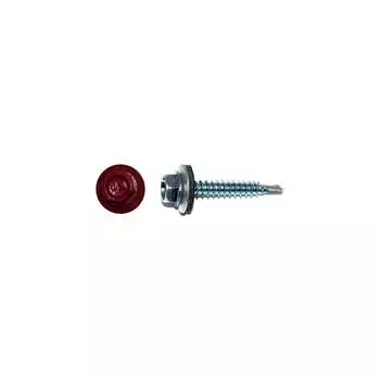 Кровельный саморез КРЕП-КОМП 5,5х25 RAL3003 красный рубин (3000 шт.) ск55253003