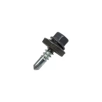 Кровельный саморез КРЕП-КОМП 5,5x19 RAL7024 серый графит 250 шт. ск55197024кф
