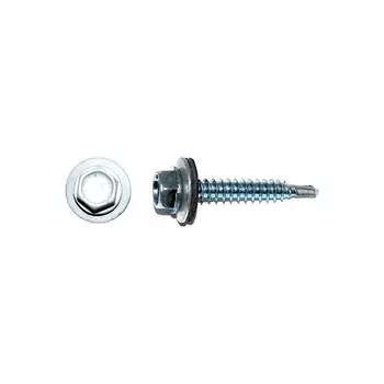 Кровельный саморез КРЕП-КОМП 5,5x25 RAL9003 белый сигнальный 3000 шт. ск55259003к