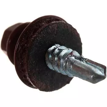 Кровельный саморез крепежная техника 5,5/25 RAL3011 красно-коричневый (250 шт.) 420326