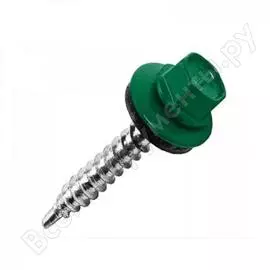 Кровельный саморез Bohrer 5,5х25 RAL6005 зелёный мох (250 шт.) SKRAL6005-5,5х25 -250