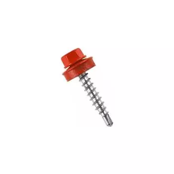Кровельный саморез Стройметиз 4,8х35 RAL3003 красный рубин (250 шт.) 2120036