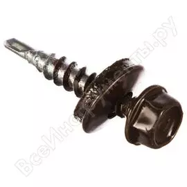 Саморез Tech-Krep 4,8х28 RAL8017 шоколад. корич. 60 шт. 112031
