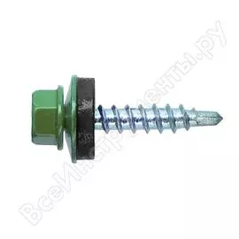Кровельный саморез tech-krep крс zp 4.8x35 6002 светло-зелен 3500шт r ут-00012093
