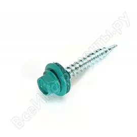Кровельный саморез tech-krep крс zp 4.8x35 5021 морск. волна 3500шт. r ут-00011983