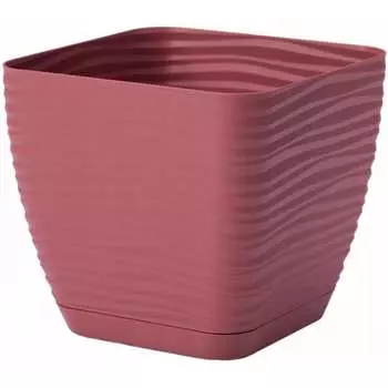Квадратное кашпо FormPlastic