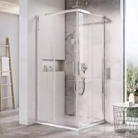 Квадратный душевой уголок Ravak Blix Slim BLSRV2-90 см X1LM70C00Z1