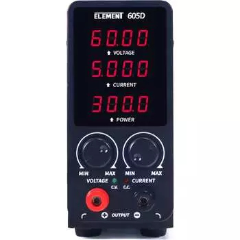 Лабораторный импульсный блок питания ELEMENT 605D (60V 5A) 17662