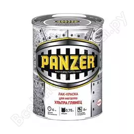 Гладкая лак-краска для металла PANZER