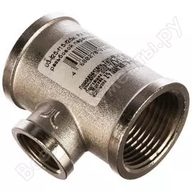 Латунный тройник pro aqua вр резьбовой переходной 1 x 1/2 x 1 03-f25-f15-f25x