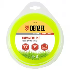 Леска для триммера Denzel FLEX CORD 96116