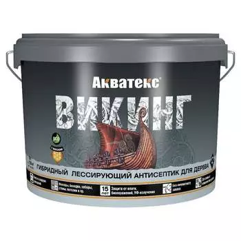 Лессирующий антисептик для дерева АКВАТЕКС Викинг 65091 272531