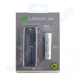 Литий-ионный аккумулятор gp емкостью 2600mah + з/у. l1111865026fpe-2crfb1