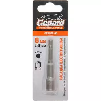 Магнитная торцевая бита для шуруповерта Gepard GP3202-65