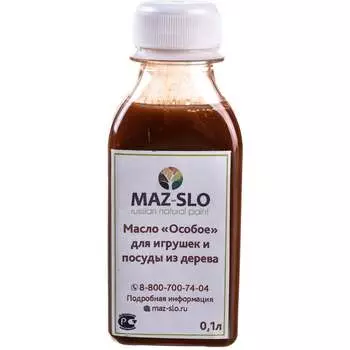 Масло для игрушек и посуды из дерева MAZ-SLO