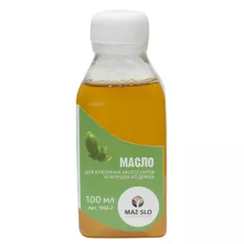 Масло для кухонных аксессуаров и игрушек из дерева MAZ-SLO