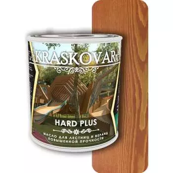Масло для лестниц и веранд Kraskovar Hard Plus 1680
