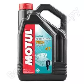 Масло для лодочных моторов outboard tech 4t 10w30 5 л motul 106447