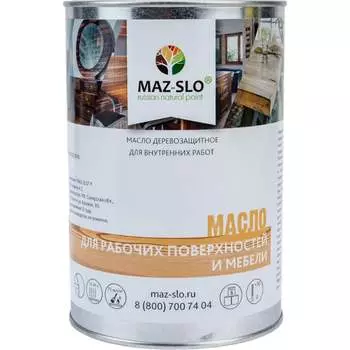 Масло для рабочих поверхностей и мебели MAZ-SLO 8075086