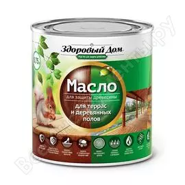 Масло для террас и деревянных полов Здоровый дом