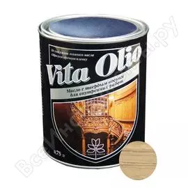 Масло для внутренних работ с твердым воском живая краска vita olio шелк.-мат. сосна 0,75 л 255501