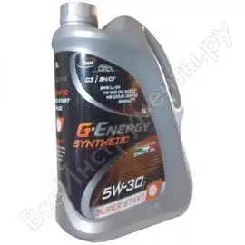 Масло synthsuperstart 5w-30 5 л g-energy 253142401