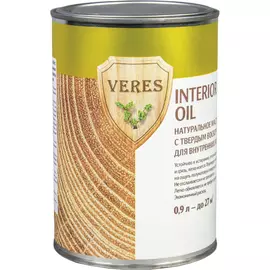 Масло veres oil interior для внутренних работ №1 бесцветный 0.9 л 1/6 52288