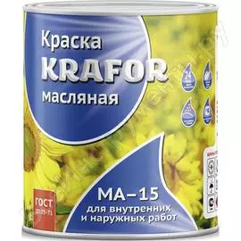 Масляная краска KRAFOR МА-15 26323