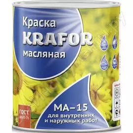 Масляная краска KRAFOR МА-15 26374