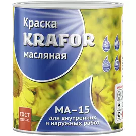 Масляная краска KRAFOR МА-15 26371