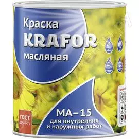 Масляная краска KRAFOR МА-15 26344