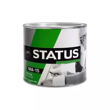 Масляная краска по металлу дереву бетону Радугамалер МА-15 STATUS 4630018082451