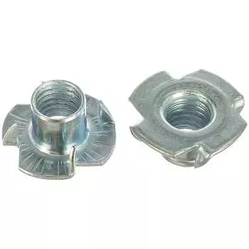 Мебельная врезная гайка МЕТИЗНЫЙ ДВОР M10x12,5 DIN1624 (100 шт.) 4607159067883