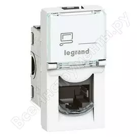 Компьютерная одинарная розетка Legrand