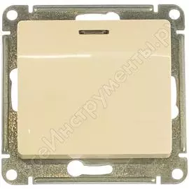 Одноклавишный механизм переключателя Systeme Electric GLOSSA GSL000263