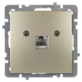 Механизм розетки Nilson Touran/Alegra metallic 24150444