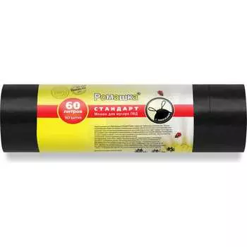 Мешки для мусора Ромашка ЗВС6010Ч