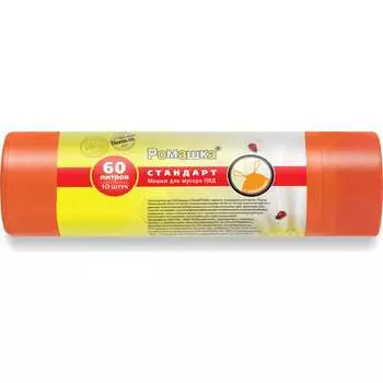 Мешки для мусора Ромашка ЗВС6010О