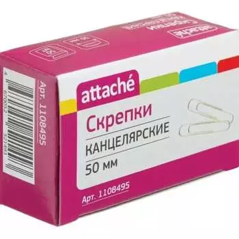 Металлические оцинкованные скрепки Attache 1108495