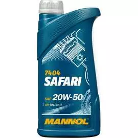 Минеральное моторное масло MANNOL SAFARI 20W50 1225