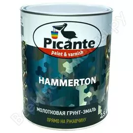 Молотковая эмаль picante hammerton 3030 медная 2,5кг 10420-3030.gl