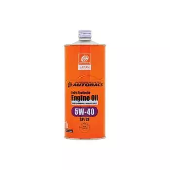 Моторное масло AUTOBACS 5w-40 engine oil api sp/cf synthetic, 1л A00032241