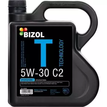 Моторное масло Bizol Technology НС-синтетическое, 5W-30, C2, 4 л 81226