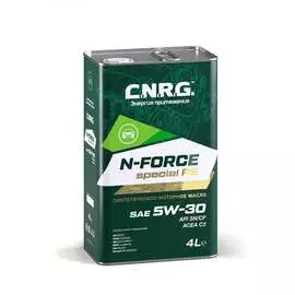Моторное масло c.n.r.g. n-force special rs 5w-30, sn/cf, c3, синтетическое cnrg-024-0004