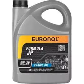 Моторное масло Euronol JP FORMULA 0w-20, ILSAC GF-5 80196